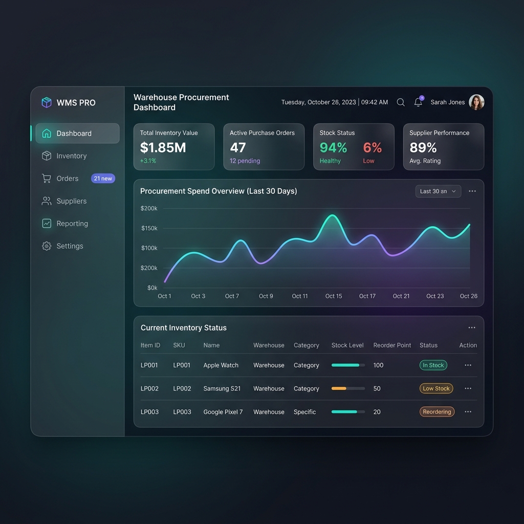 Dashboard Web - Resumen de Operaciones